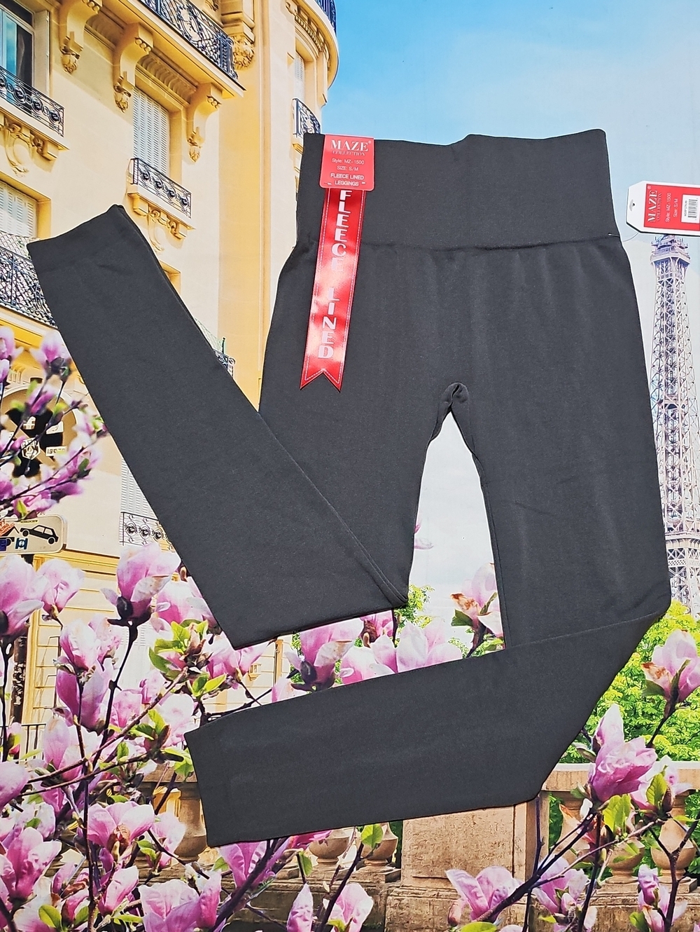 MAZE Gray Fleece-Lined Skinny Leggings S/M New
